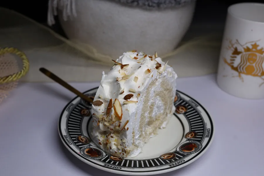 White Almond Slice